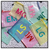 CUSTOM WATERPROOF TRAVEL ZIPPER POUCH MULTIPLE COLORS