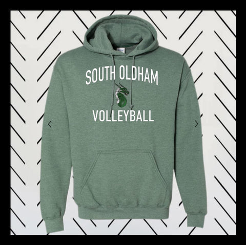 VOLLEYBALL SOUTH HOODIE GREEN
