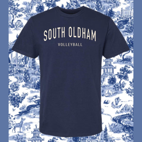 SOUTH VOLLEYBALL S/S TEE NAVY