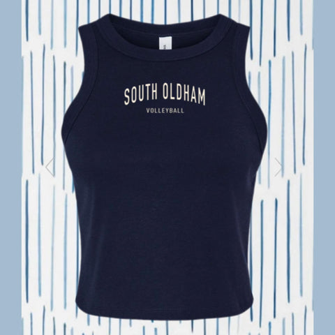 SOUTH VOLLEYBALL TANK FITTED NAVY/ CLEARANCE