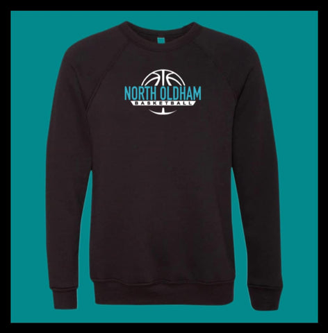 BASKETBALL NORTH CREWNECK ADULT BLACK