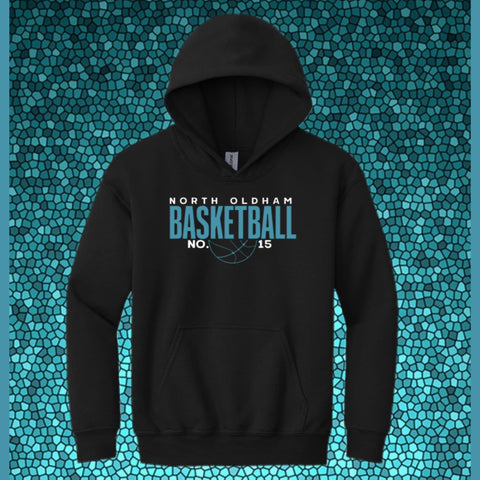 BASKETBALL NORTH YOUTH & ADULT HOODIE BLACK