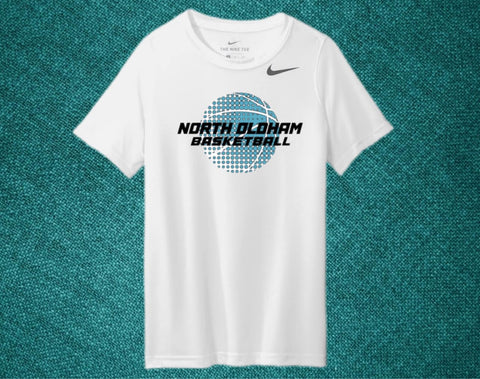 BASKETBALL NORTH YOUTH TEE WHITE