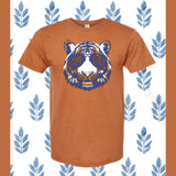 KENWOOD CUSTOM TIGER S/S TEE YOUTH & ADULT HEATHER RUST