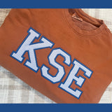 KENWOOD SOLD OUT!!!  "LIMITED EDITION" SEER SUCKER APPLIQUE LIGHTWEIGHT CREWNECK
