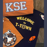 KENWOOD GOLD PUFF WELCOME TO T-TOWN TEE S/S NAVY