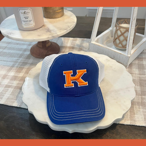 KENWOOD TRUCKER HAT 3D PUFF EMBROIDERED K