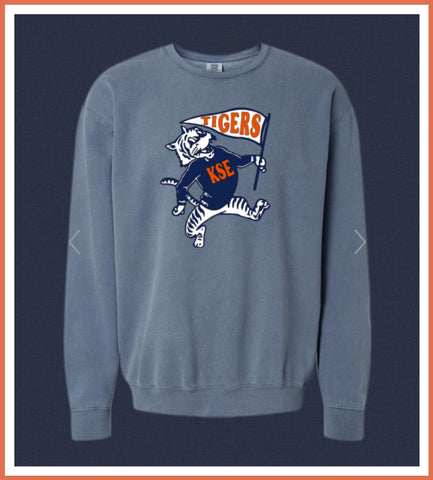 KENWOOD CREWNECK RETRO TIGER NAVY ADULT ONLY