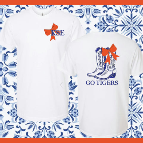 KENWOOD "BOWS & BOOTS" S/S WHITE TEE
