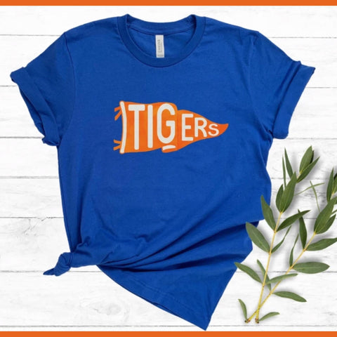 KENWOOD ROYAL BLUE PENNANT S/S TEE YOUTH & ADULT