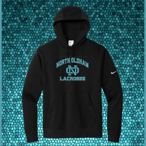 NORTH LACROSSE BLACK HOODIE