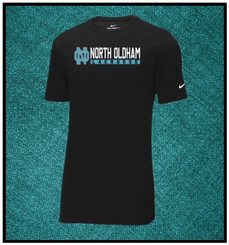 NORTH LACROSSE  S/S ADULT TEE BLACK