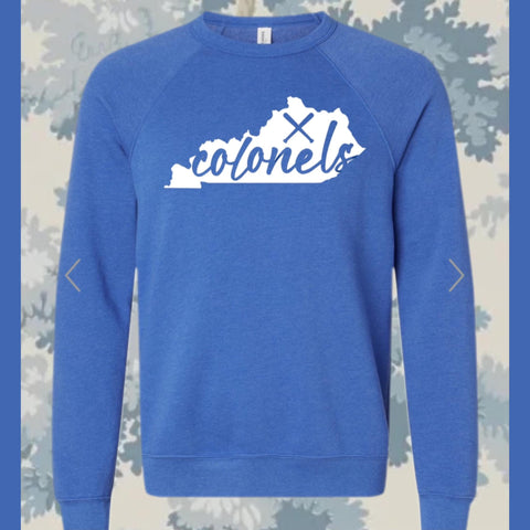 OC RAGLAN CREWNECK BLUE