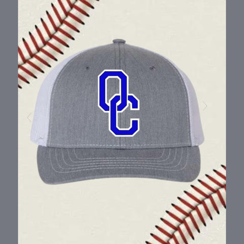 OC GOLF TRUCKER HAT GREY/WHITE