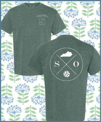 SOUTH VOLLEYBALL BLUE SPRUCE S/S TEE