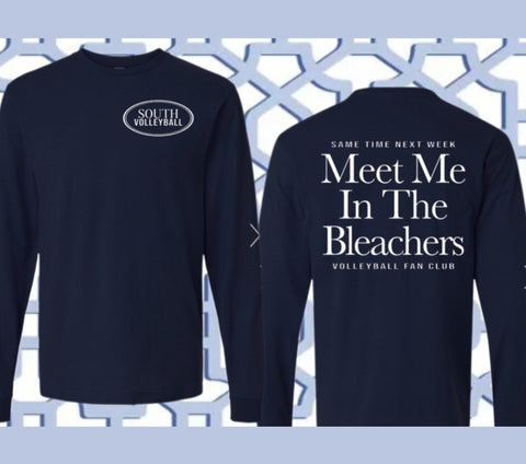 SOUTH VOLLEYBALL L/S TEE NAVY