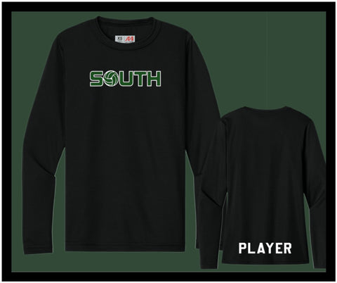 SOUTH VOLLEYBALL DRI FIT L/S BLACK