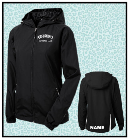 PC SOFTBALL FULL ZIP JACKET BLACK