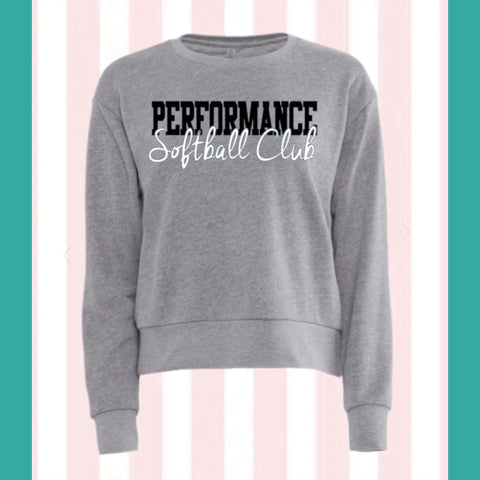 PC SOFTBALL GREY CREWNECK GREY