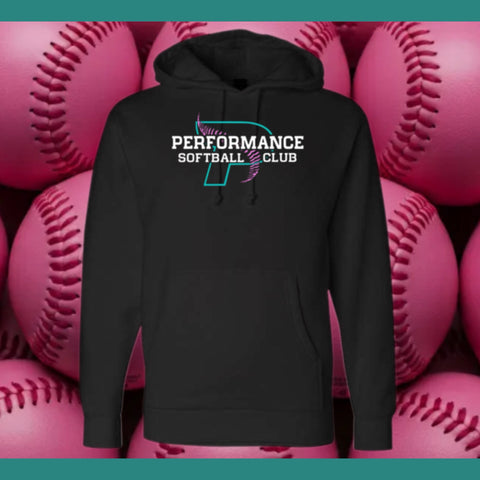 PC SOFTBALL HOODIE BLACK