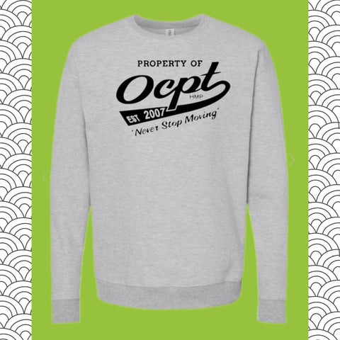 OCPT CREWNECK GREY OR BLACK
