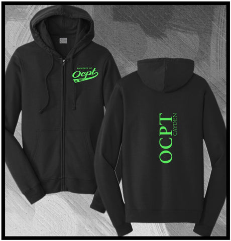 OCPT FULL-ZIP HOODIE BLACK