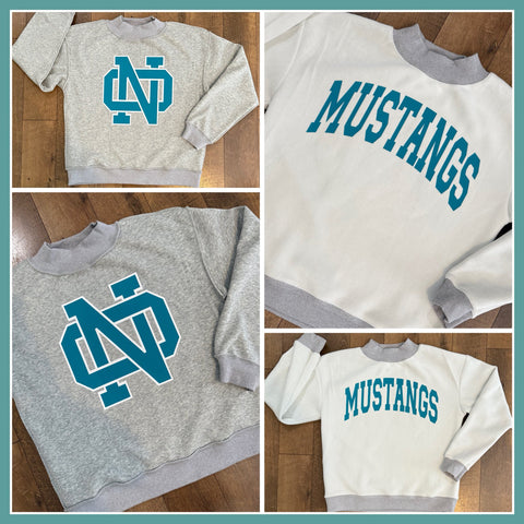 NORTH REVERSE MOCK NECK SWEATSHIRT