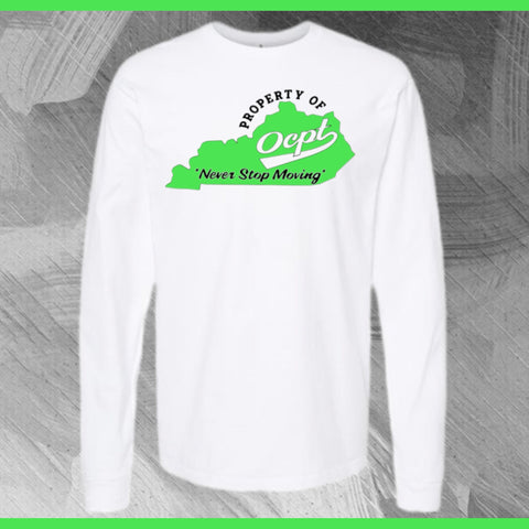 OCPT STATE L/S TEE WHITE