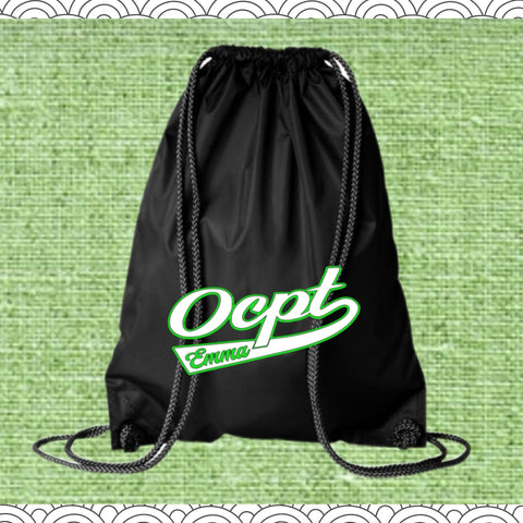 OCPT CUSTOM DRAWSTRING BAG BLACK