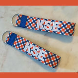 CUSTOM EMBROIDERED KEYCHAINS VARIOUS