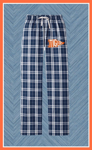 KENWOOD FLANNEL PAJAMAS NAVY/WHITE