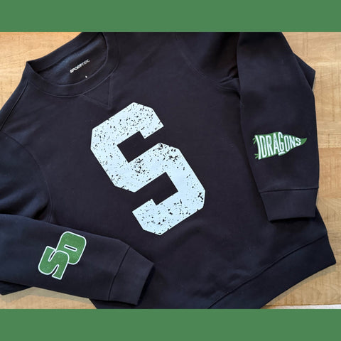 SOUTH CUSTOM CREWNECK BLACK