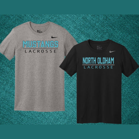 NORTH  LACROSSE PERFORMANCE TEES GREY OR BLACK