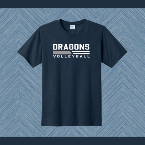 SOUTH VOLLEYBALL S/S TEE NAVY
