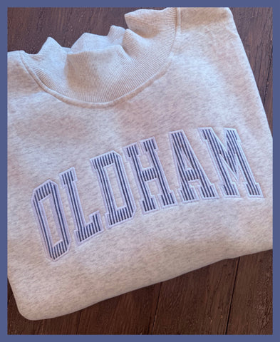 OC CUSTOM MOCKNECK SWEATSHIRT GREY
