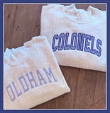 OC CUSTOM MOCKNECK SWEATSHIRT GREY