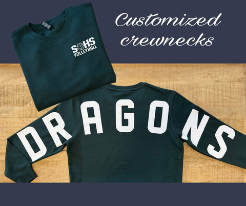 SOUTH VOLLEYBALL DRAGONS CREWNECK