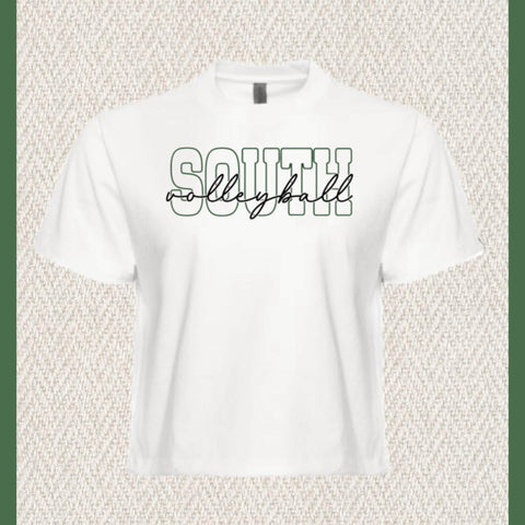 SOUTH VOLLEYBALL S/S BOXY TEE WHITE