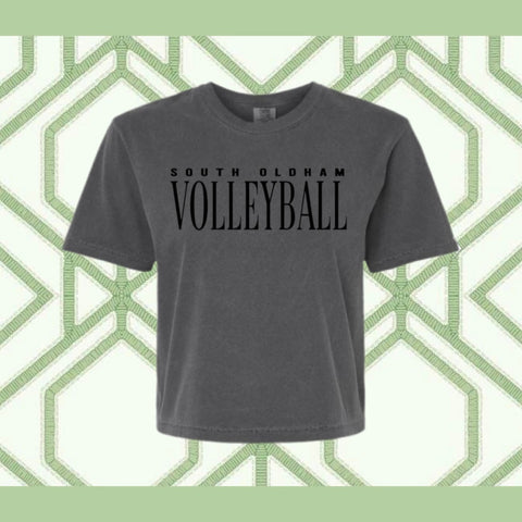 SOUTH VOLLEYBALL BOXY TEE PEPPER