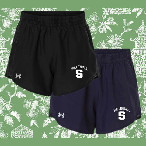 SOUTH VOLLEYBALL SHORTS 3" BLACK & NAVY