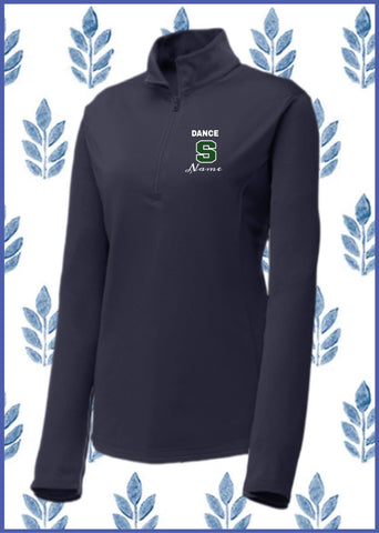 DANCE SOUTH PERFORMANCE 1/4 ZIP NAVY