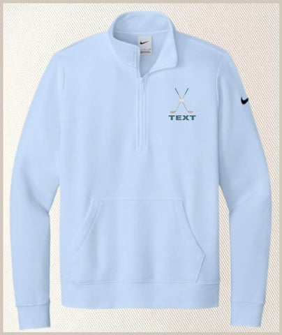 OC GOLF 1/2 ZIP LIGHT BLUE