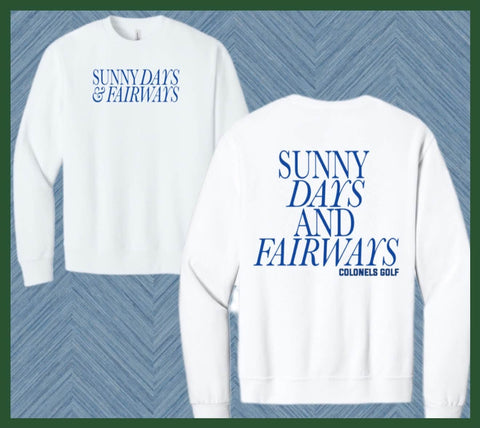OC GOLF CREWNECK WHITE