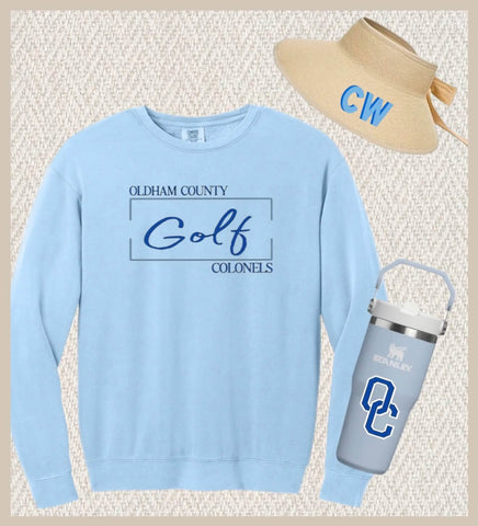 OC GOLF LIGHT BLUE CREWNECK