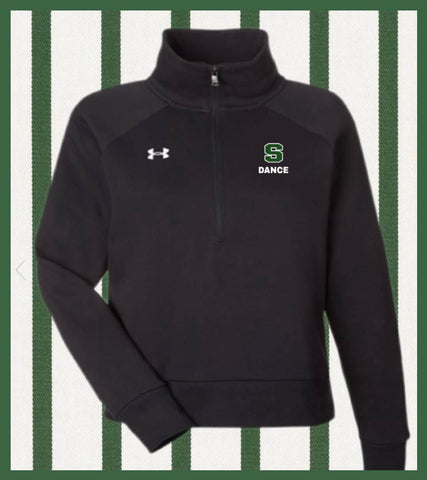 DANCE SOUTH FLEECE HALF ZIP BLACK