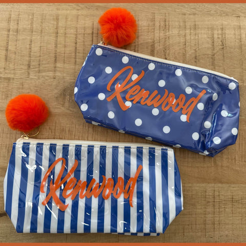 KENWOOD WATERPROOF ZIPPER BAF STRIPES OR POLKA DOT