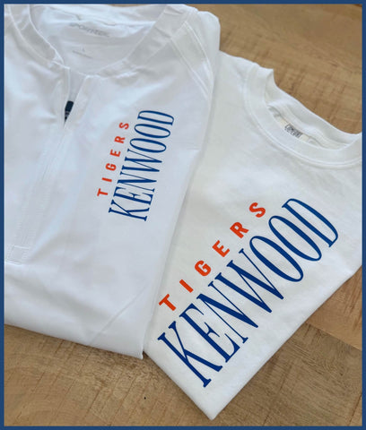 KENWOOD 1/2 ZIP S/S SPORT WIND JACKET WHITE