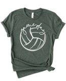 SOUTH VOLLEYBALL SOUTH S/S TEE HEATHER GREEN 1 LEFT